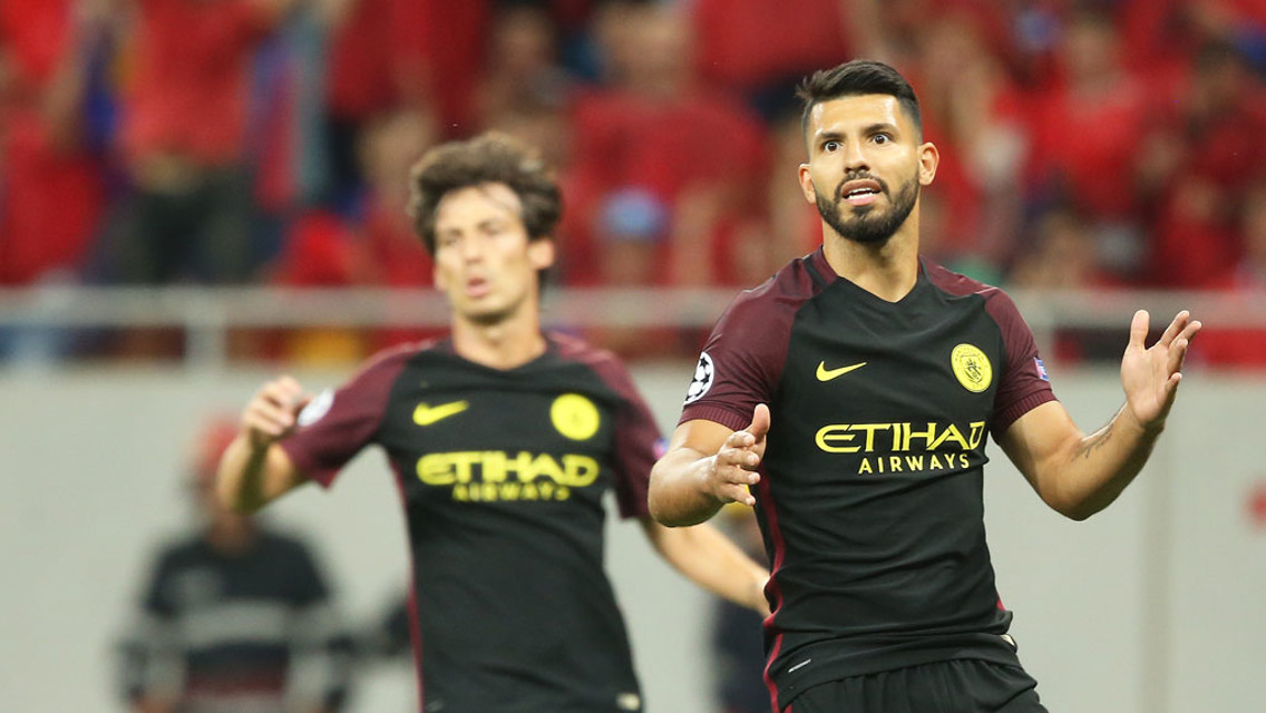 AGUERO: Two Champions League hat-tricks in three matches this season