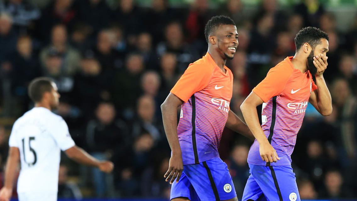 Gael Clichy celebrates