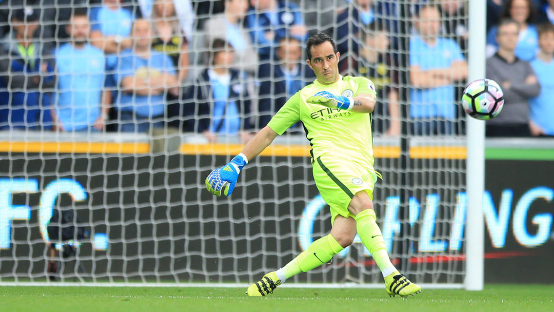 KEEPER: Bravo in action