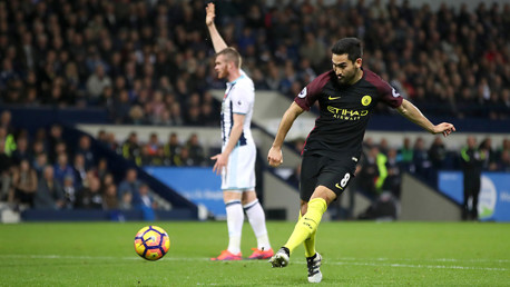 DOUBLE - Manchester City's Ilkay Gundogan scores his side's third goal