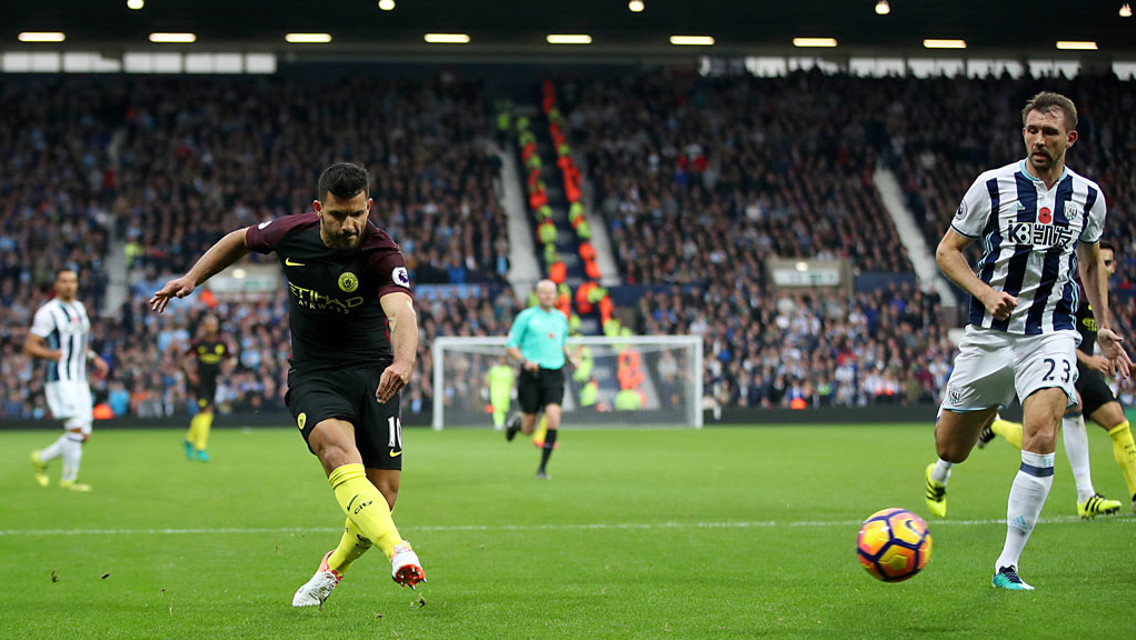 City in action against West Brom earlier this season