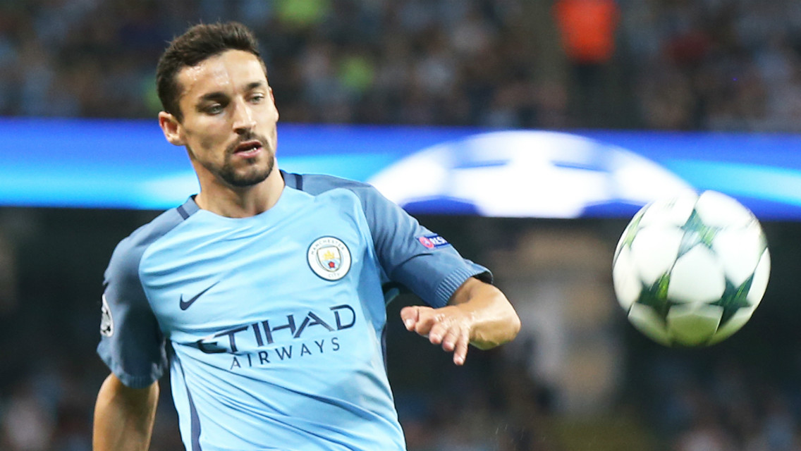 EYES ON THE PRIZE: Jesus Navas hopes to help City return to winning ways