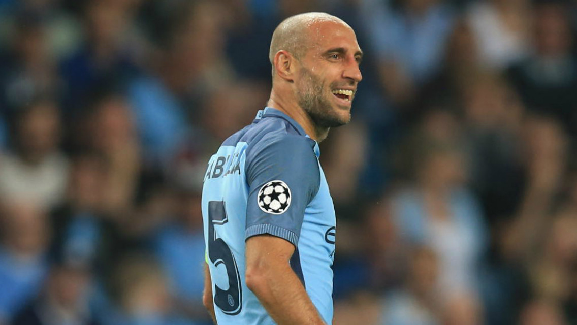 SKIPPER: Pablo Zabaleta was handed the captain's armband