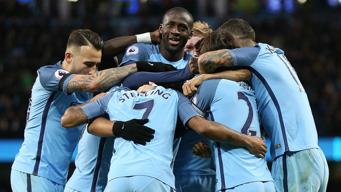 GET IN THERE: Elation as Sergio Aguero doubles the lead