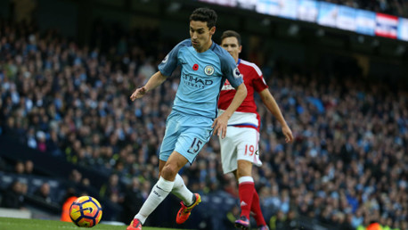 NAVAS: City's Spanish winger was heavily involved