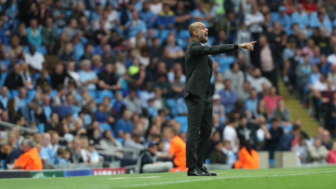 EL SENOR: Pep delivers some tactical advice