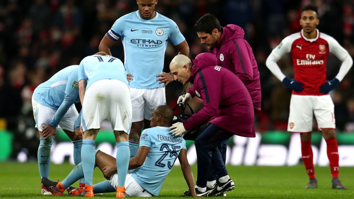 LATEST: Fernandinho will miss Thursday's trip to Arsenal with a hamstring strain