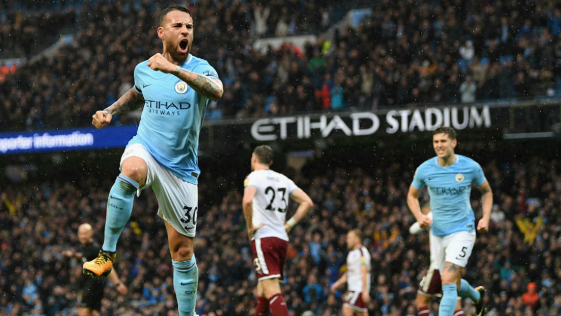 CELEBRAÇÃO: Otamendi festeja o gol