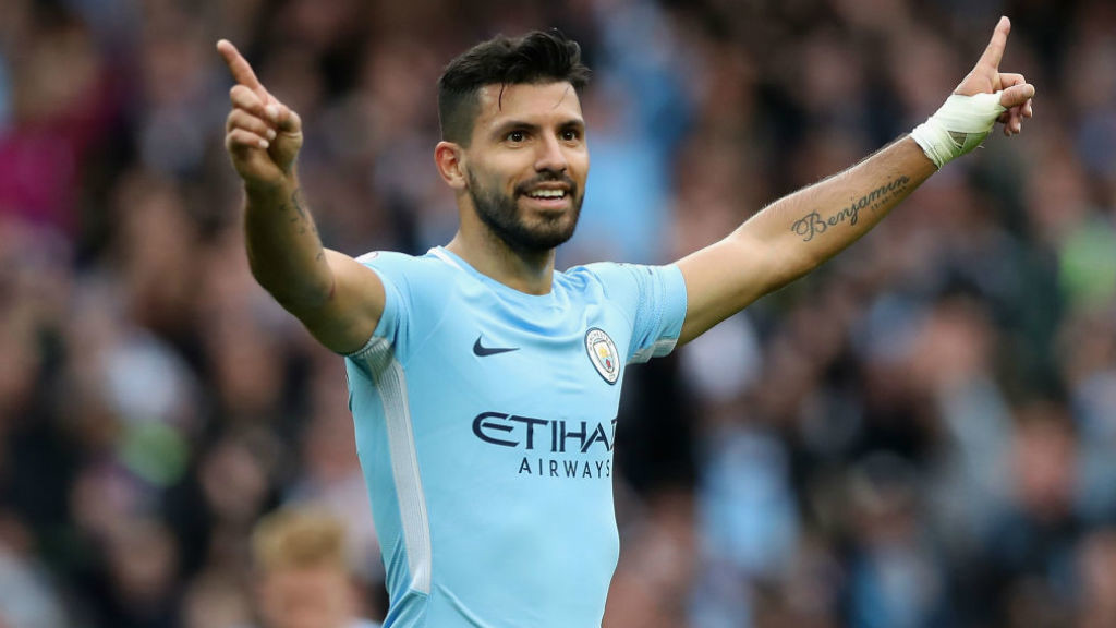 Image result for sergio aguero goal 2018