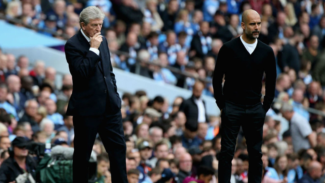 CLOSE INSPECTION: The tho managers watch on 