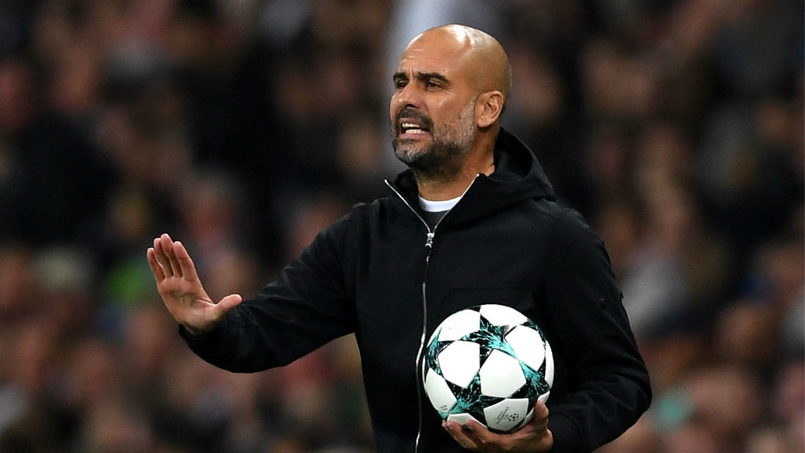CALL TO ARMS: Pep Guardiola urges City on