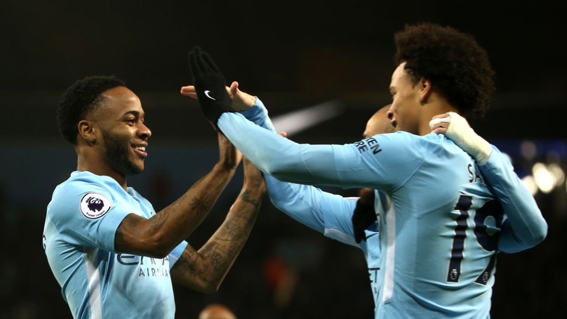 ​DREAM TEAM: Sané's cross, Sterling's finish.