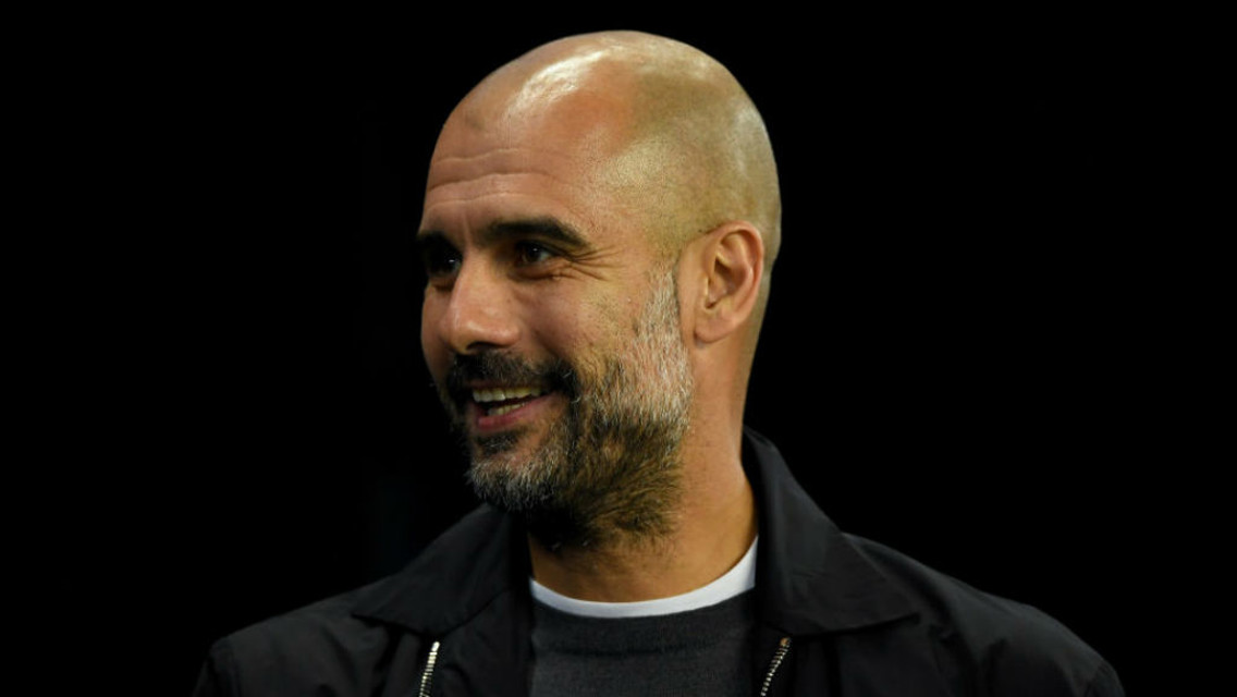 LÍDER: Guardiola feliz com a vitória