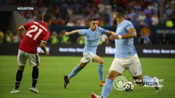 A CITY UNITED: Phil Foden in action