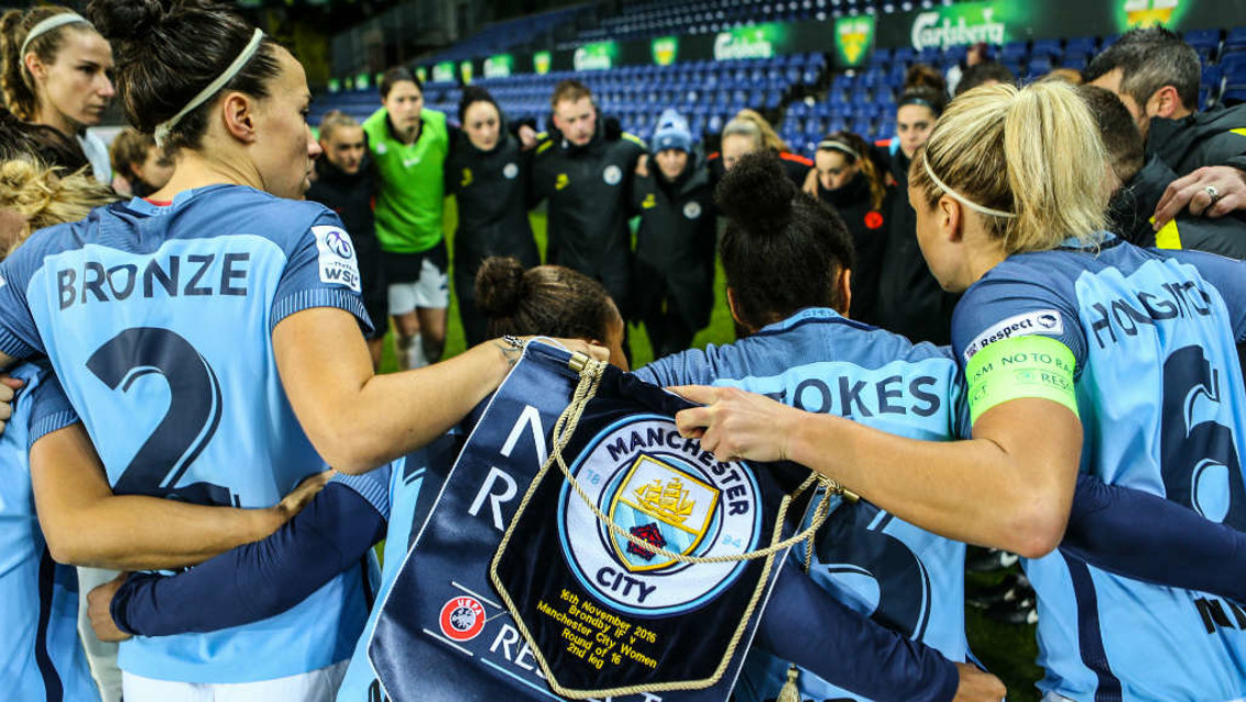 QUARTER FINAL: Man City Women will face Fortuna Hjorring at the Academy Stadium on Thursday 30 March.