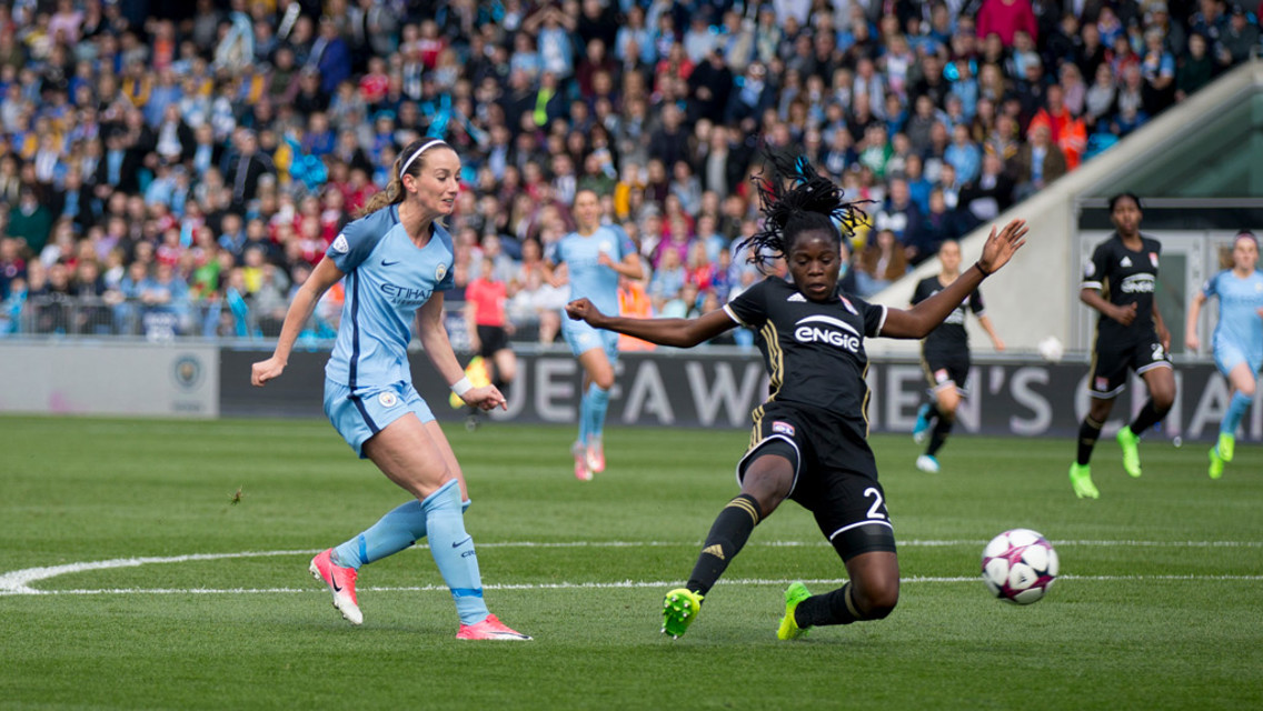 UWCL action: Man City Women v Lyon