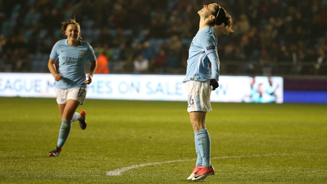 GREAT SCOT: Jane Ross was back amongst the goals against Linkoping