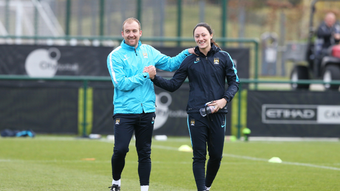 FIGHTING FIT: Megan Campbell is delighted to be back in contention for MCWFC.
