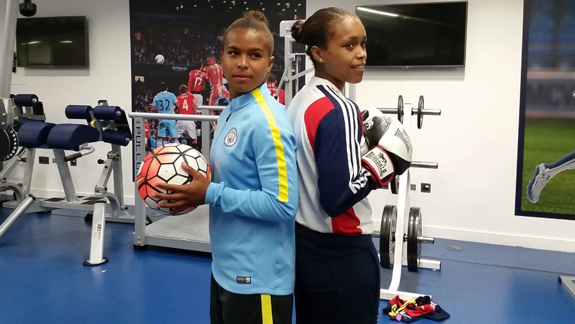 SPECIAL SIBLINGS: Nikita Parris (footballer) and Natasha Jonas (Olympic boxer)