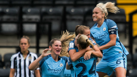 HIGH FLYERS: Man City Women are top of the league
