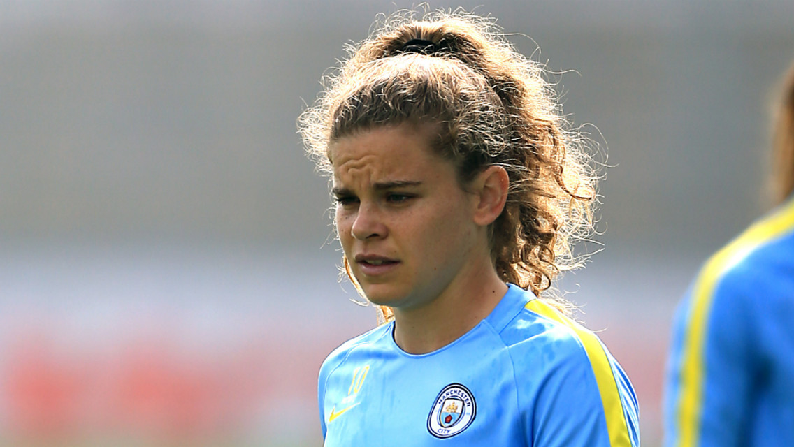 AMERICAN DREAM: Daphne Corboz says she has improved hugely since joining City - and hopes her form will earn a USA call-up
