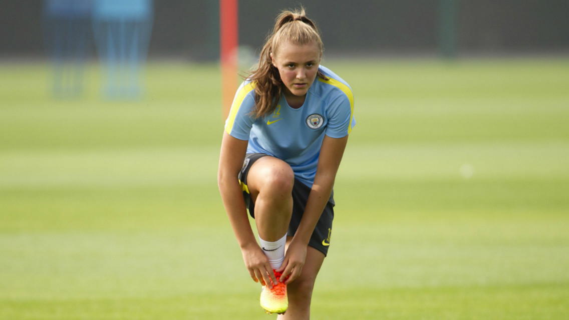 FOCUSED: Georgia Stanway is eyeing another medal with England Under-17s