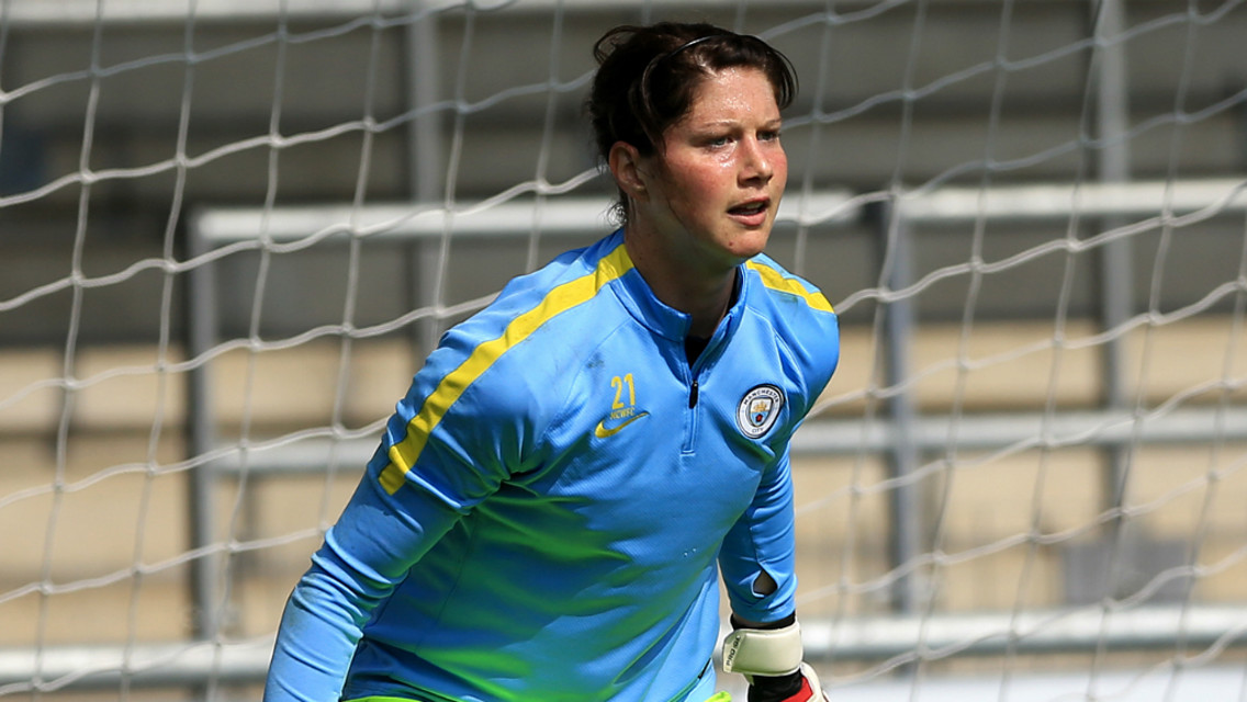 SHE'S A 'KEEPER: Marie Hourihan feels she made the right decision, joining City from 2015 champions Chelsea