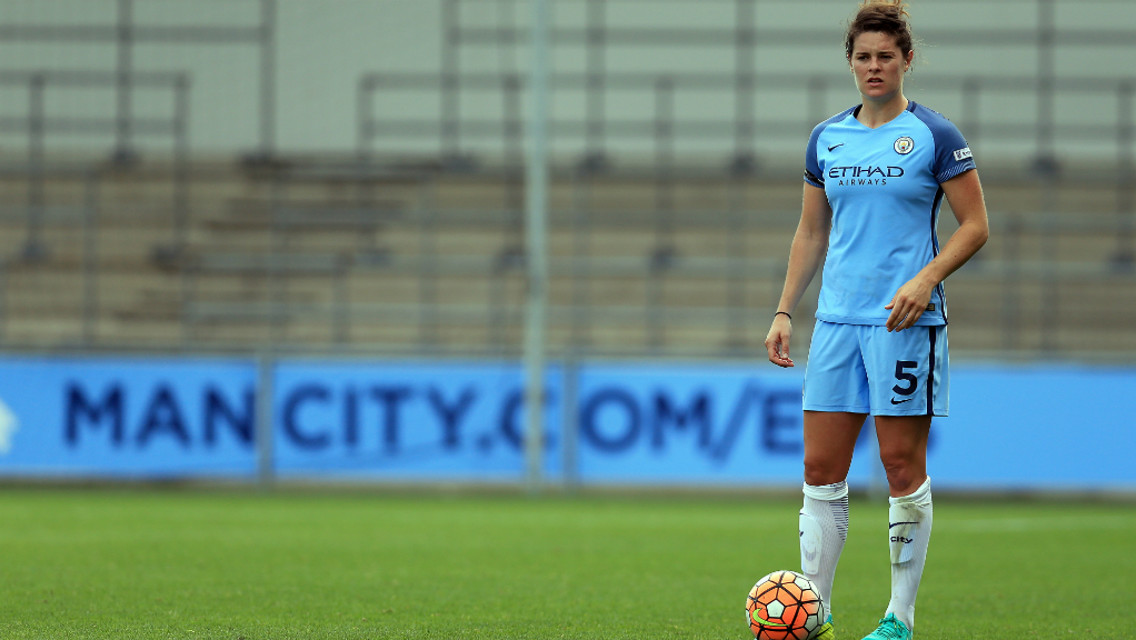 COMPOSURE: Jen Beattie, calm in possession