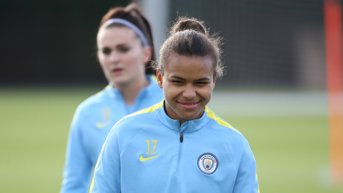 LOOKING AHEAD: Nikita Parris is excited to return to the Academy Stadium on Friday night