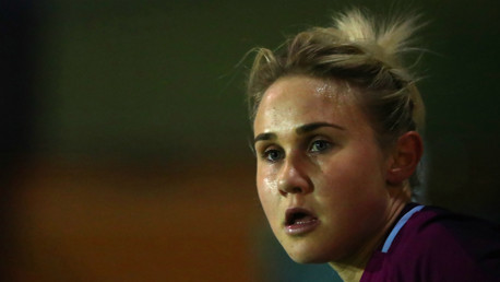 FOCUSED: Izzy Christiansen surveys the situation