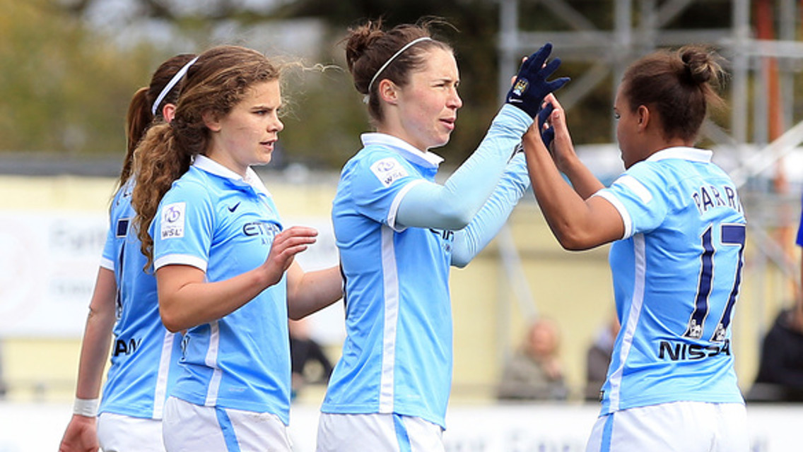 DOUBLE TROUBLE: Daphne Corboz and Jane Ross were on the scoresheet the last time we faced Birmingham