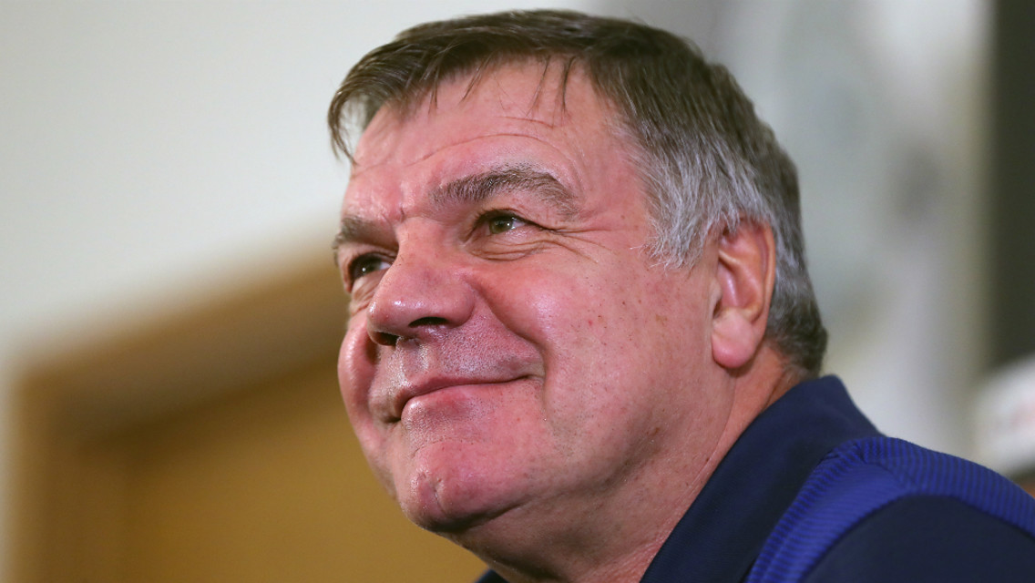 BIG SAM: The new England boss has selected his skipper.