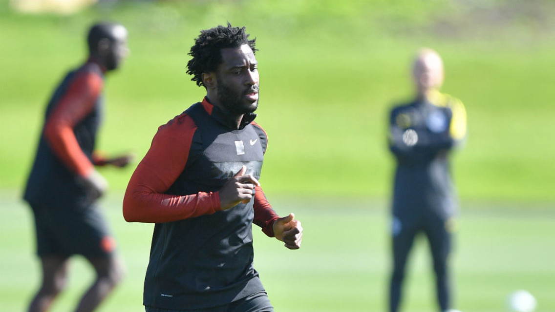 WILFRIED: Bony working hard at the CFA