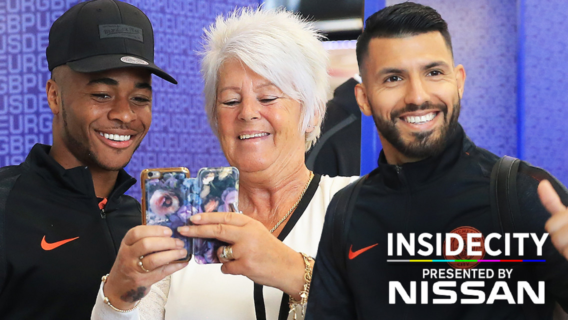 SELFIES: City attracted a big crowd on their way to Romania.