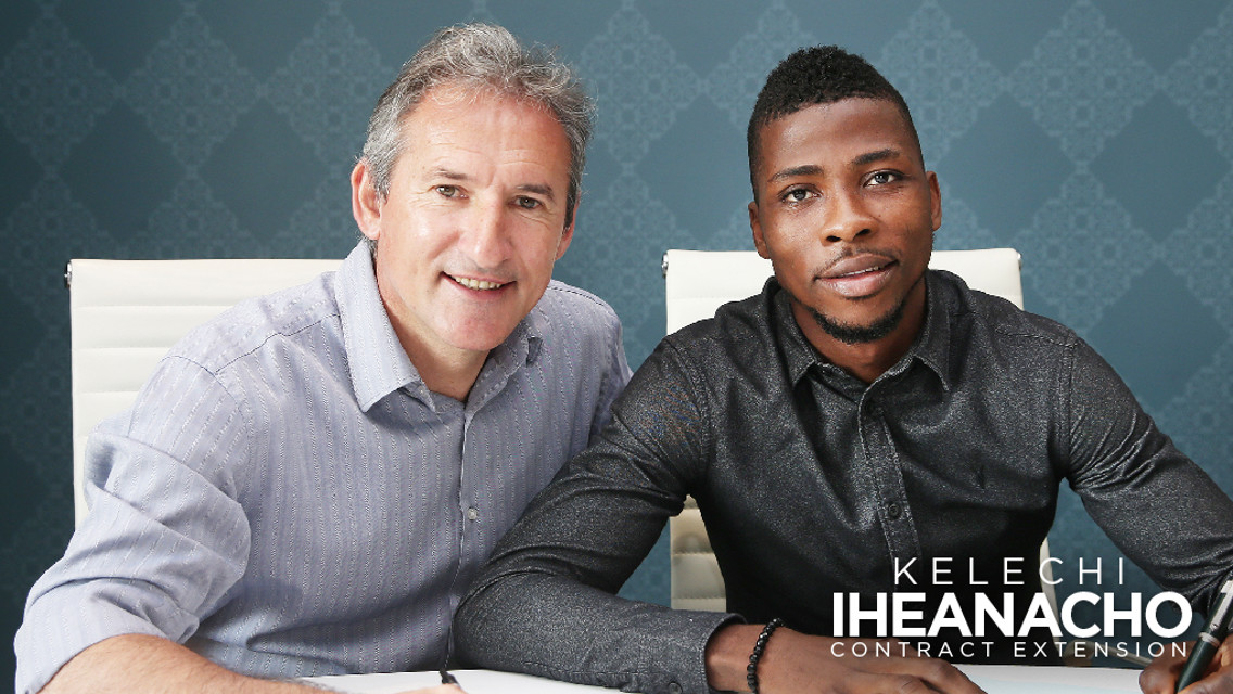 Kelechi Iheanacho signs new City deal