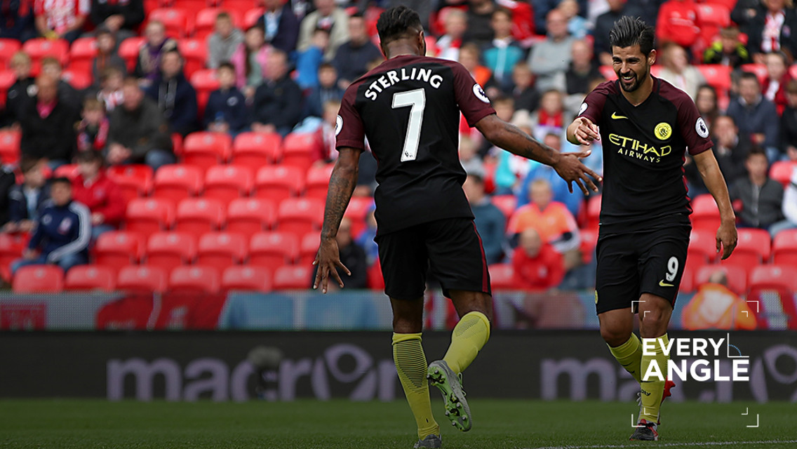 SUPER SUB: Nolito capped a fine performance off the bench as he netted City's third and fourth goals.