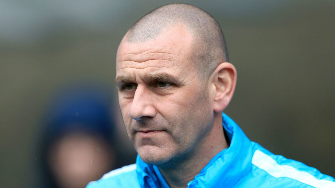 BOSS: Davies is hoping his young side will learn a lot from playing in the Etihad Stadium