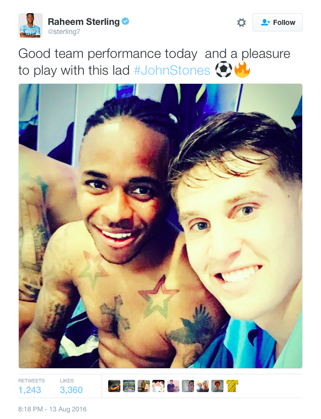 MATES: Raheem and John are happy with the three points