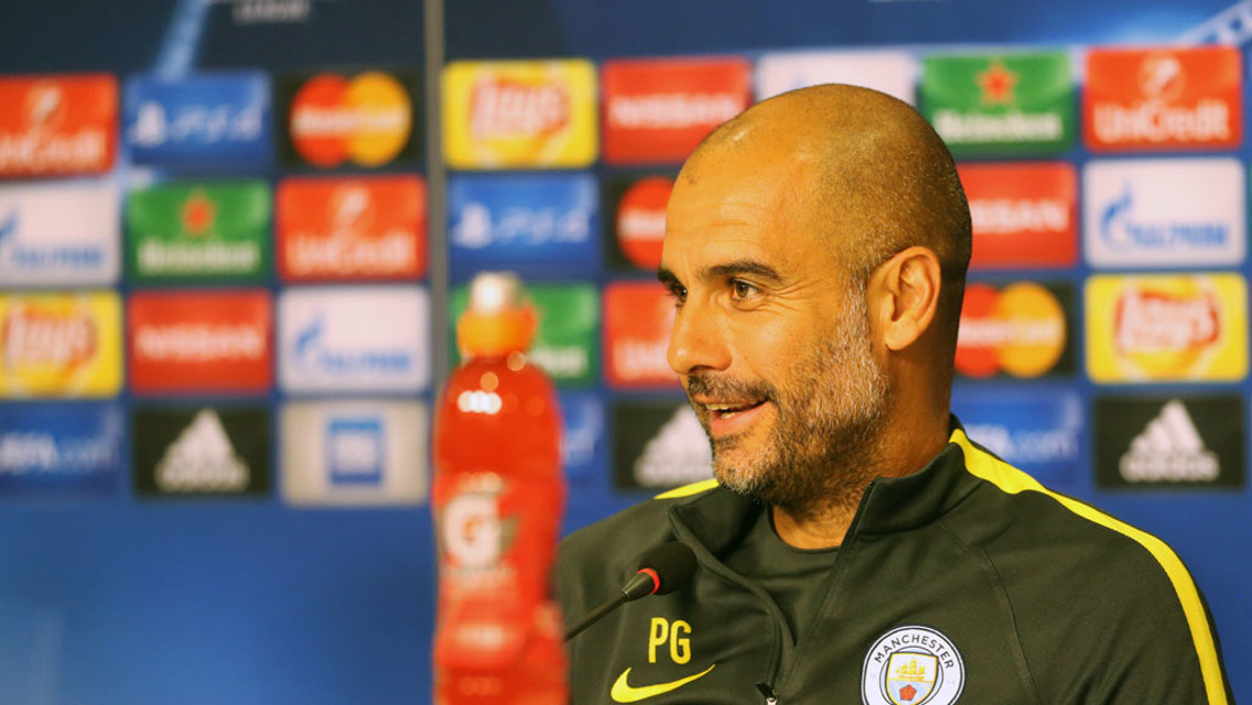 PRESS CONFERENCE: Watch Pep and John Stones in Romania