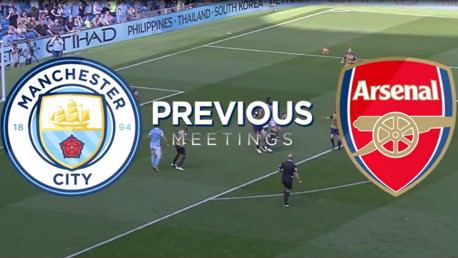 Manchester City v Arsenal: Previous meetings