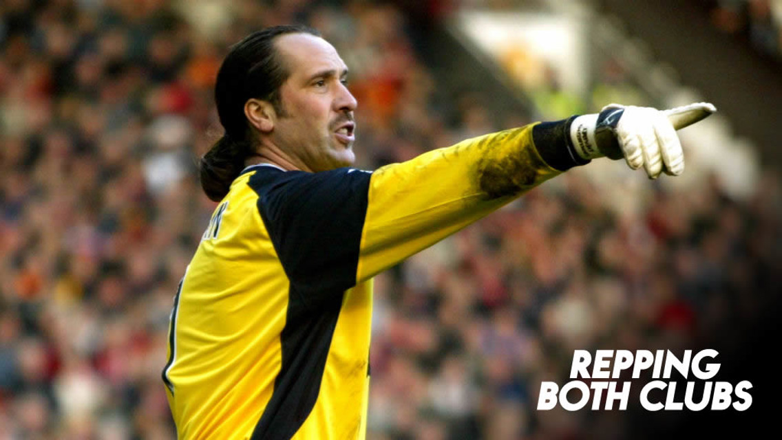 SAFE HANDS: David Seaman played for both clubs