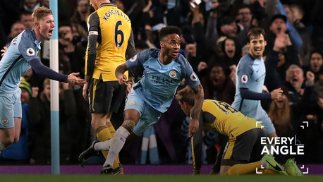 Raheem Sterling v Arsenal: every angle