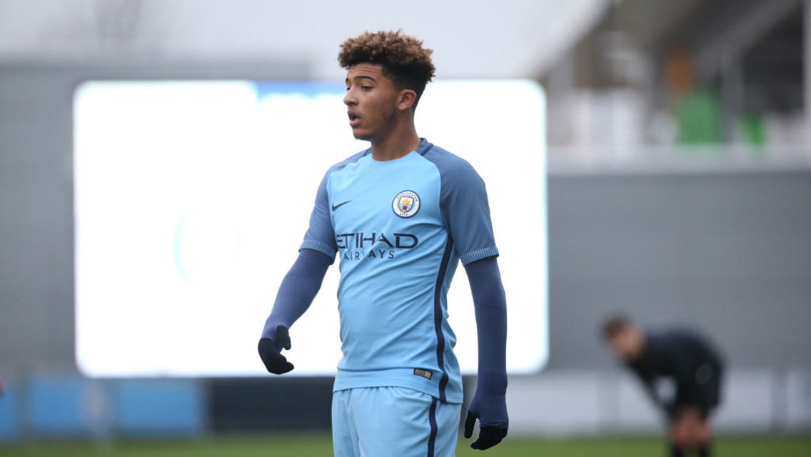 SANCHO: City's winger scored the equaliser in the 3-2 comeback against Celtic