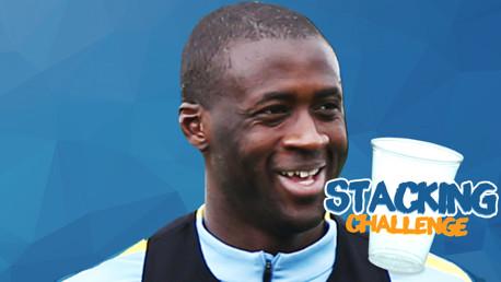 Yaya Toure v Chappy: Cup stacking