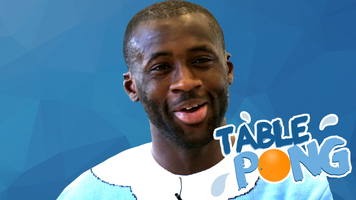 Yaya Toure v Chappy: Table pong!