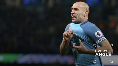 Man City v Watford: Zabaleta every angle