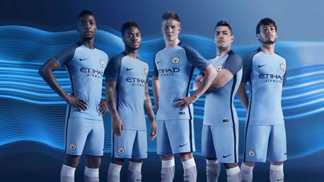 NEW THREADS: The boys in the 2016/17 kit.