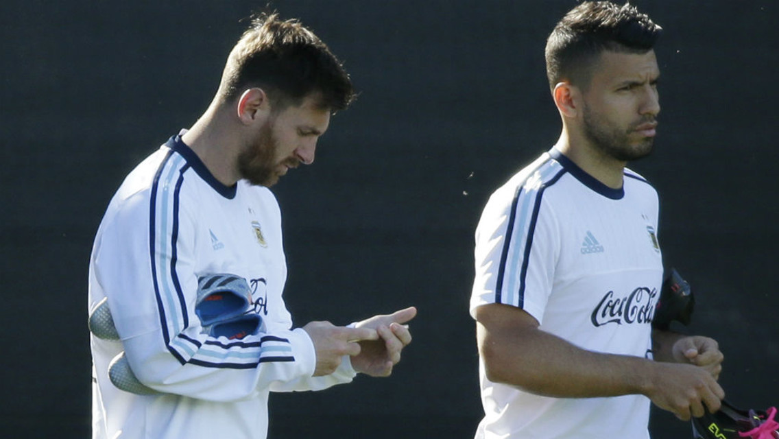 BROTHERS IN ARMS: Aguero & Messi will look to have Bolivia in dire straits in Seattle