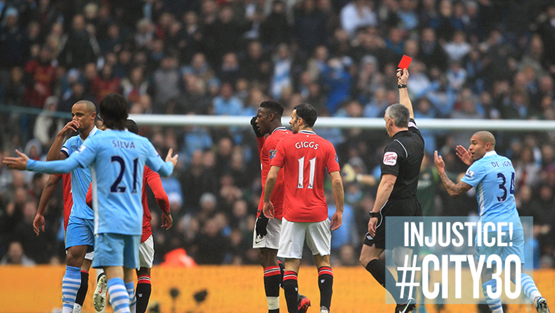 Red Card: Away goes Kompany