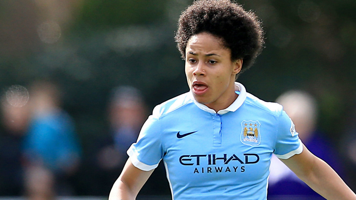 OFF THE MARK: Demi Stokes grabbed her first City goal against Chelsea